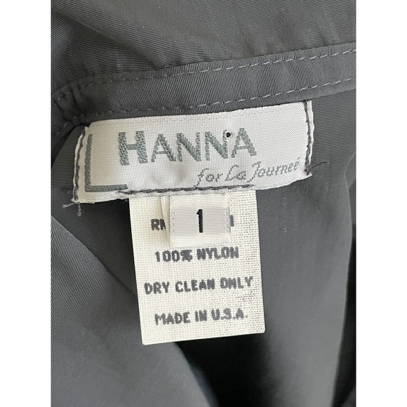 HANNA FOR LA JOURNEE GRAY JACKET CARDIGAN SIZE 1 - Picture 8 of 8